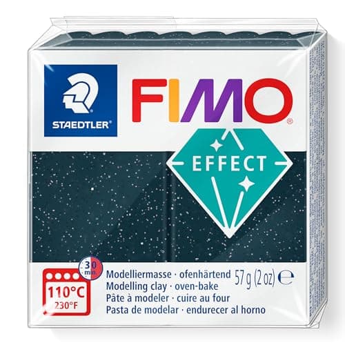 Staedtler FIMO Effects Argile polymère – Argile de cuisson au four pour bijoux, sculpture, poussière d'étoiles 8020-903
