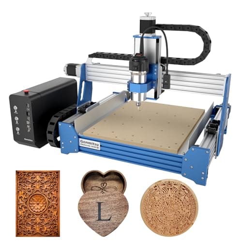 Machine de routeur CNC Genmitsu PROVerXL 4030S avec broche de 710 W, fraiseuse CNC de bureau à 3 axes améliorée pour le bois, le métal, l'acrylique, haute précision...
