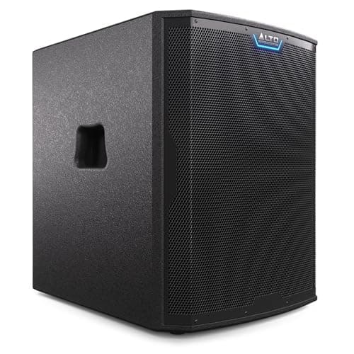 ALTO TS18S Caisson de basses 2500 W 18", haut-parleur de sonorisation alimenté avec 6 modes DSP sélectionnables, installation facile, 137 dB, bobine vocale 3", basses supérieures