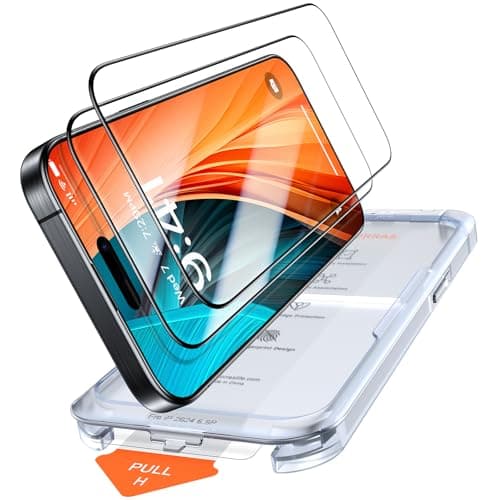 TORRAS Diamond Shield for iPhone 16 Pro Max Screen Protector [9H+ Military-Grade Protection & Longest Durable] Screen Protector for iPhone 16 Pro...