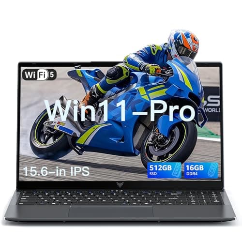 ACEMAGIC Laptop AMD Ryzen Embedded R2544 15.6-in 16GB DDR4 512GB SSD, AMD Laptops Ordinateur-Portable Windows Laptops, Numeric Keypad Win-11 Pro...