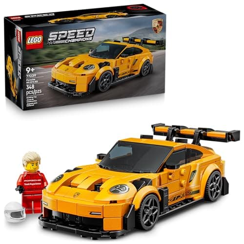 LEGO Speed Champions Porsche 911 GT3 RS Super Car Toy - Model Kit & Pretend Play Toy for Boys & Girls, Ages 9+ - Sports Car Building Set for Kids &...