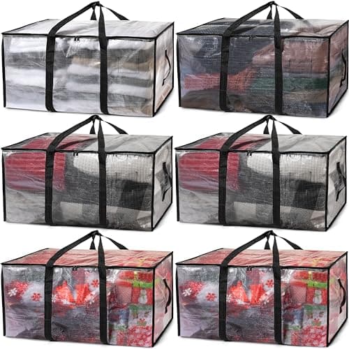 ClearSpace Oversized Moving Bags or Storage Bag – Large Moving Boxes with Backpack Straps, Zippers & Handles – Heavy-Duty Packing Bags, College...