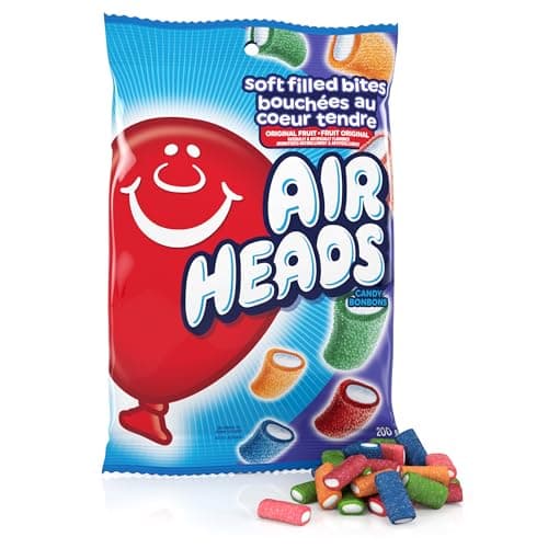 Airheads Soft Filled Bites, Original Fruit Candy, 200g Bag