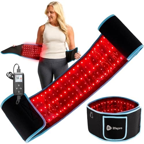 Lifepro Red Light Therapy Device - Infrared Light Therapy Belt for Body, Relaxing Muscle, Inflammation, Improve Circulation - Infrared Therapy or...