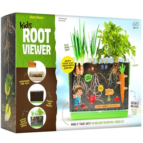Root Viewer Kit for Kids - Grow Your Own Plant Garden for Boys & Girls - Science STEM Toy & Craft Growing Kits for Ages 4-8 Birthday Gifts for Boy,...