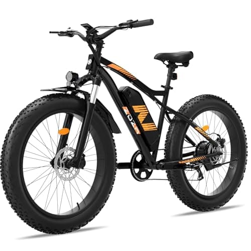 Electric Bike, 26"x4.0" Fat Tire Electric Bike, 1500W Peak Motor, 45KM/H Top Speed, E Bike for Adults,Electric Bicycle with 7 Speed and Dual...