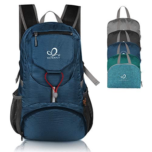 WATERFLY Hiking Backpack 20L Foldable Travel Backpack Lightweight Hiking Daypack for Outdoor Cycling Camping