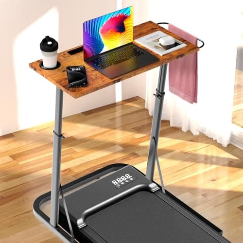 Adjustable Standing Desk for Walking Pad Treadmill, Desk for Cycling/Bike, Workstation Standing for Treadmill Cycling, Trainer Stand Table for...