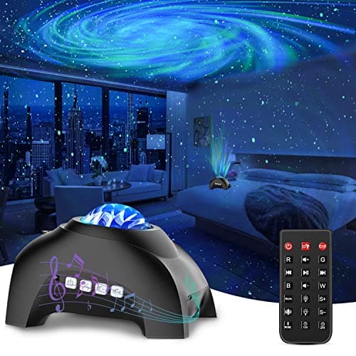 Star Projector, CIMELR Galaxy Projector with Music Bluetooth Speaker and White Noise,Night Light Projector with Remote Control,Northern Lights...