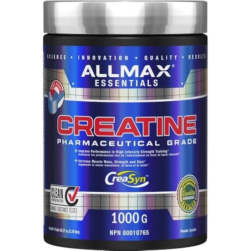 ALLMAX Nutrition - Creatine Powder - 100% Pure Micronized Creatine Monohydrate - Pharmaceutical Grade Creatine, 1000 gram, 1000-Gram