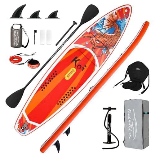 Planches de Stand Up Paddle gonflables FunWater avec accessoires de planche SUP haut de gamme, planches de pagaie pour adultes/enfants