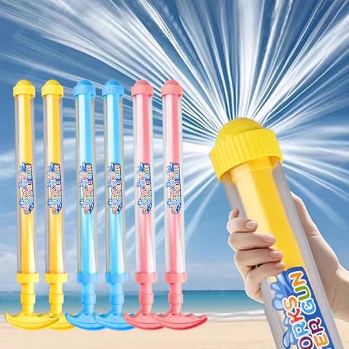 6Packs Creativity Fireworks Water Gun, Sprays Water Like Fireworks, Squirt Gun for Kids, Bulk Samll Water Blaster Summer Pool, Backyard, Birthday...