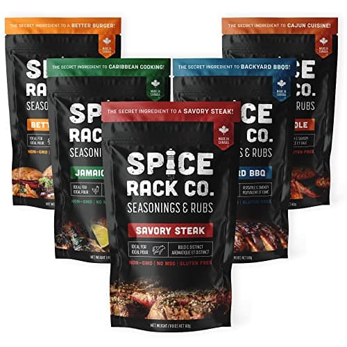Spice Rack Co. BBQ Rubs And Spices For Smoking - Grill Smoker Rubs Spices and Seasonings Set, Smoker Accessories & BBQ Accessories, Unique Fathers...