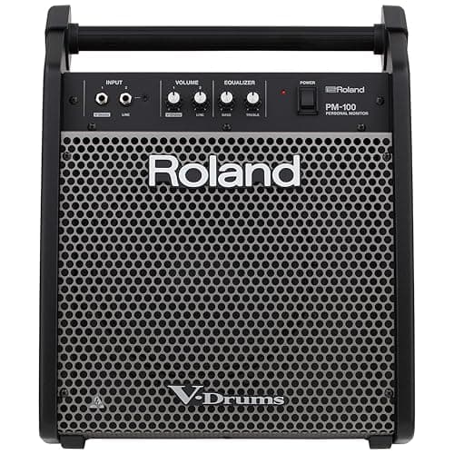Roland PM-100 Moniteur de batterie électronique compact en V, 80 watts