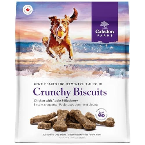 Caledon Farms, Crunchy Biscuits - Chicken with Apple & Blueberry, 553 g, Dog Treats
