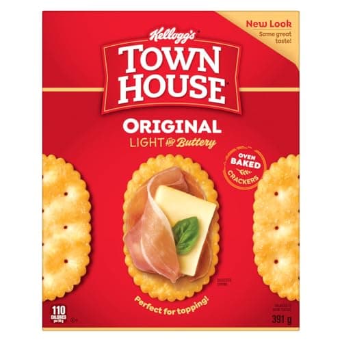 Craquelins originaux Kellogg's Town House, 391,0 g (paquet de 1) - L'emballage peut varier
