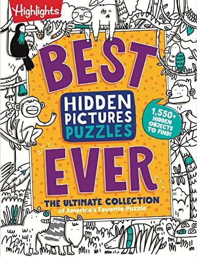 Best Hidden Pictures Puzzles EVER: 144-Page Puzzle Book with Over 1,500 Hidden Objects, Classic Search-and-Find Puzzles and Travel Activities for...