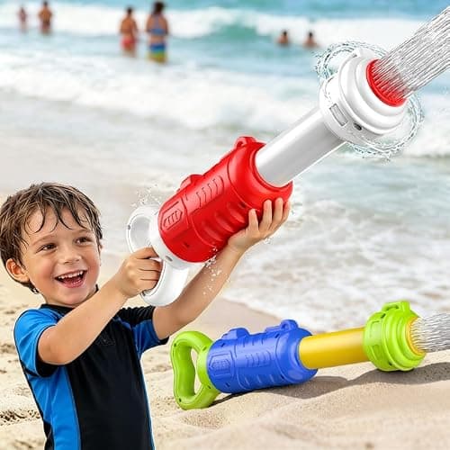 WOANZZ 2 Pack Water Guns for Kids Adults, Large Capacity Squirt Gun Toy, Summer Fun Water Blaster for Pool Beach Outdoor Games, Water Fight Toys...