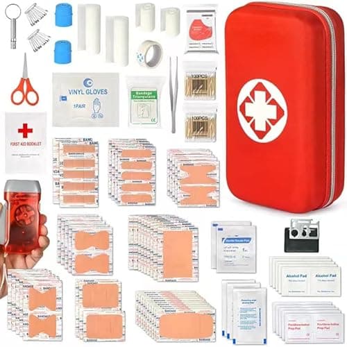 Trousse de premiers secours 410 pièces, trousse d'urgence, kits de survie, équipement de survie