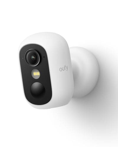 eufy Security eufyCam C35, caméra de sécurité sans fil, extérieure et intérieure, support magnétique, vision nocturne couleur, stockage local, sans frais mensuels, IP67,...