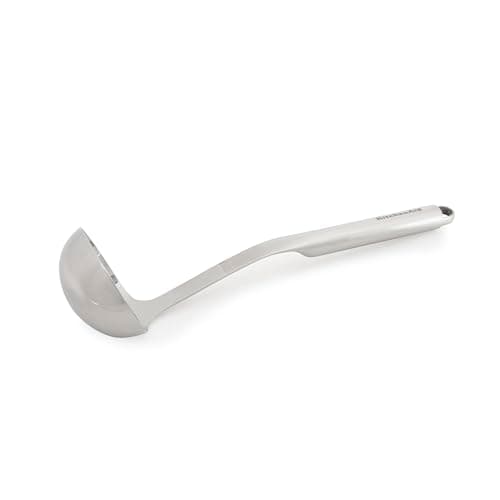 KitchenAid - Premium Ladle, Heat Resistant, Stainless Steel, Perfect for Serving Soups, Sauces and Stews