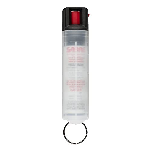 Sabre Protector 22-Gram Dog Spray with Key Ring, 14 Second Total Spray Time, 3.5-Meter Range, Humane Dog Attack Deterrent, Maximum Strength Allowed...