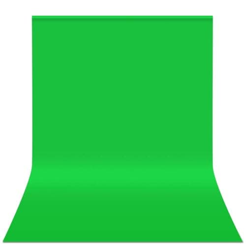 10 x 20 ft Green Screen Backdrop, Polyester Photography Chroma Key Greenscreen Background for Streaming, Big Photo Studio Collapsible Green...