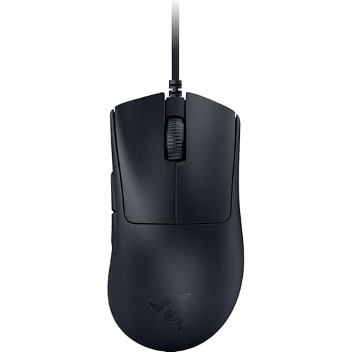 Razer DeathAdder V3 Wired Gaming Mouse: 59g Lightweight Ergonomic - 30K DPI Optical Sensor - Gen-3 Optical Switches - 8K