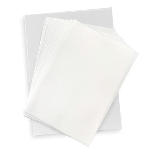 25 pièces de papier gaufré comestible format A4, feuilles de gaufrette de qualité alimentaire 8,5 "x 11", papier comestible pour gâteaux imprimables, feuilles d'amidon de riz pour bonbons et décoration...