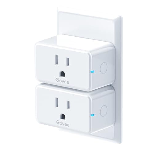 Govee Smart Plug, WiFi Bluetooth Outlets 2 Pack Work with Alexa and Google Assistant, 15A WiFi Plugs with Multiple Timers, Govee Home APP Group...
