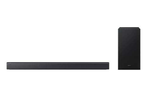 Samsung Sound Bar HW-B550F/ZC, 2.1 Channel, Subwoofer, 300 watts, Surround Sound, Bass Boost, Dolby Digital, DTS Virtual:X, Adaptive Sound,...