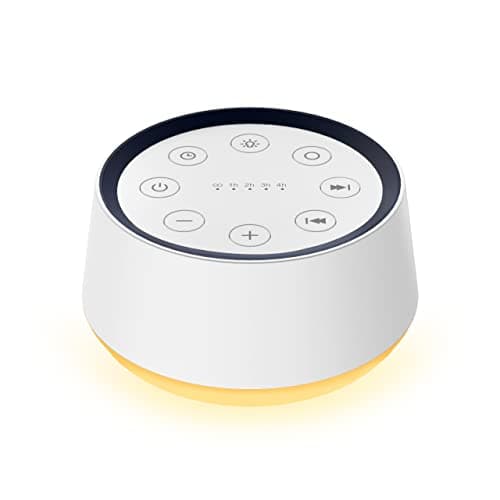 BrownNoise Sound Machine with 30 Soothing Sounds 12 Colors Night Light White Noise Machine for Adults Baby Kids Sleep Machines with Memory Function...