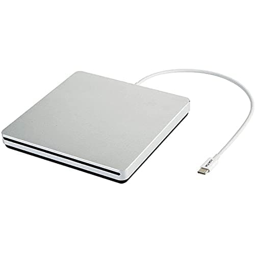 VikTck USB-C Superdrive External DVD/CD Reader and DVD/CD Writer for Apple - MacBook Air/Pro/iMac/Mini/MacBook Pro/ASUS/DELL Latitude with USB-C...