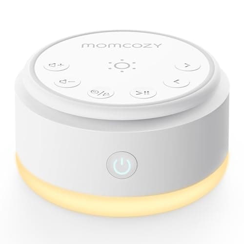 Momcozy Sound Machine for Baby-20 Soothing Sounds & Touch Warm Light Portable White Noise for Kids & Adults for Sleeping Timer and Memory | Ideal...
