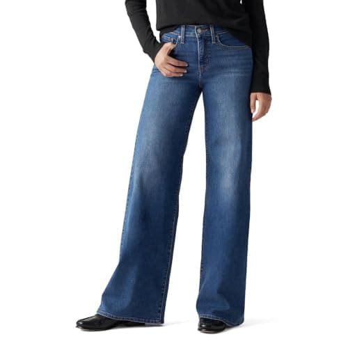 Levi's Women's 318 Shaping Wide-Leg Jeans (Also Available in Plus), Clever Girl, 32