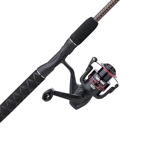 Ugly Stik GX2 Moulinet à pêche et canne à pêche de 6'6", 2 pièces, canne en graphite et fibre de verre avec pointe transparente