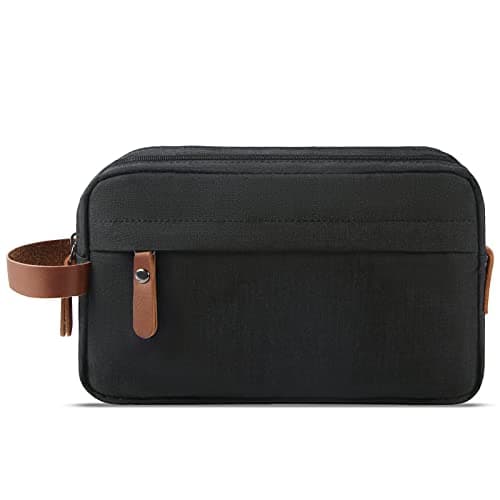 Toiletry Bag Oxford Cloth Toiletry Bag for Men and Women Portable Travel Shaving Dopp Kit Water-Resistant Cosmetic Bag Travel Organizer Storage for...