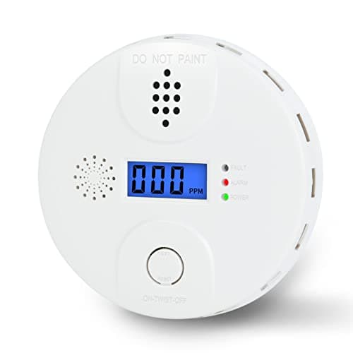 Carbon Monoxide Alarm, Digital Display CO Detector Security CO Monoxide for Home Kitchen Bedroom Safety Battery Powered (Battery not...