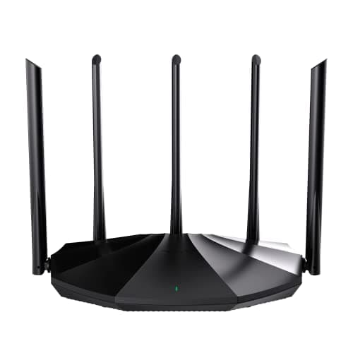 Tenda WiFi 6 Router for Home, AX1500 Dual Band Gigabit Router for Wireless Internet, Long Range Coverage with 5 * 6dBi High-Gain Antennas, 4...
