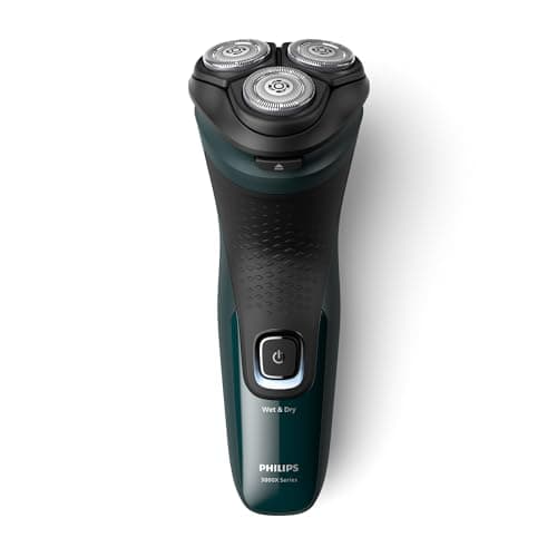 Philips Shaver 3000X Series, Wet and Dry Electric Shaver, SkinProtect Technology, Pop-up Trimmer, P-cap, Dark Forest Green, Model X3002/00