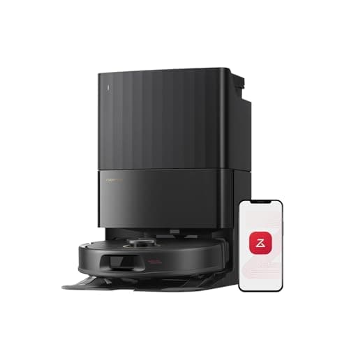 roborock Qrevo S5V Robot Vacuum and Mop, FlexiArm Edge Mopping, 12,000Pa Suction, Smart Obstacle Avoidance, Dual Anti-Tangle Brushes, 10mm Mop...