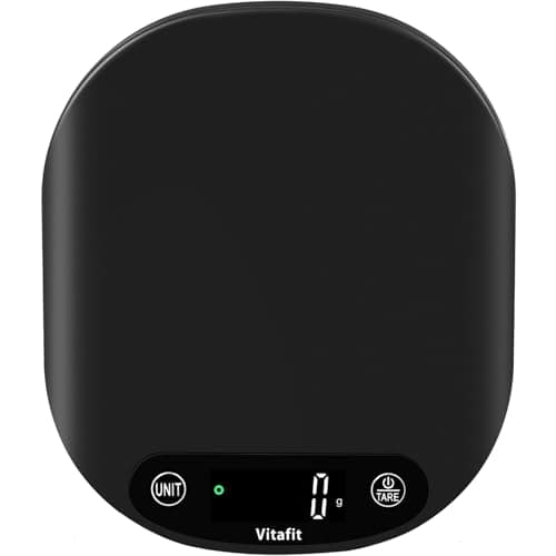 Vitafit 33lb Food Scale, High Accuracy 0.1oz by Our Professional Scale Factory Since 2001, Food Scale Digital Kitchen for Cooking Baking Coffee,...