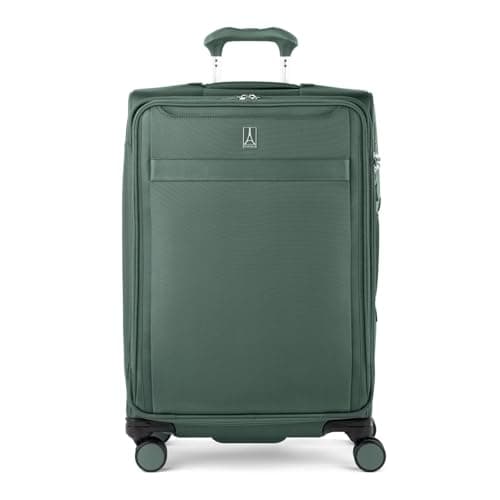 Travelpro Versapack + Bagage en soute extensible léger et souple — avec 8 roulettes et cadenas TSA — Vert sauge du désert, 25 pouces