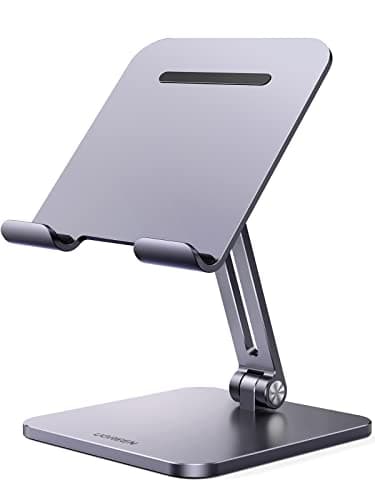 UGREEN Tablet Stand Holder for Desk Adjustable Aluminum Portable Stand Holder Foldable Dock Home Office Desk Accessories Compatible with iPad pro...