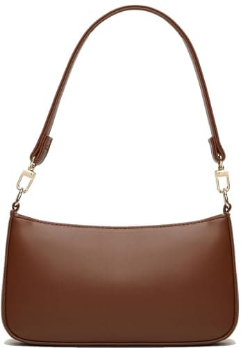 NIUEIMEE ZHOU Shoulder Bag for Women Retro Vegan Leather Classic Clutch Tote HandBag