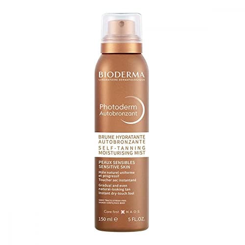 Bioderma - Photoderm - Self Tanner Spray - Hydrates and Prolongs the Tan - for Sensitive Skin - 5 fl.oz (packaging may vary)