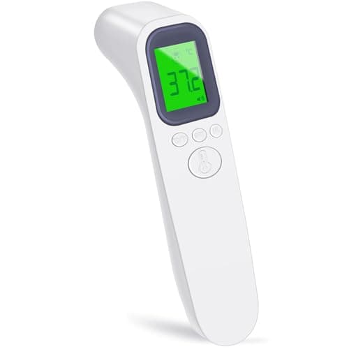 Digital Infrared Thermometer for Adults & Kids with Fever Alarm, 2 x 32 Memory Function, Fast & Accurate Temperature Reading, Reliable Baby...