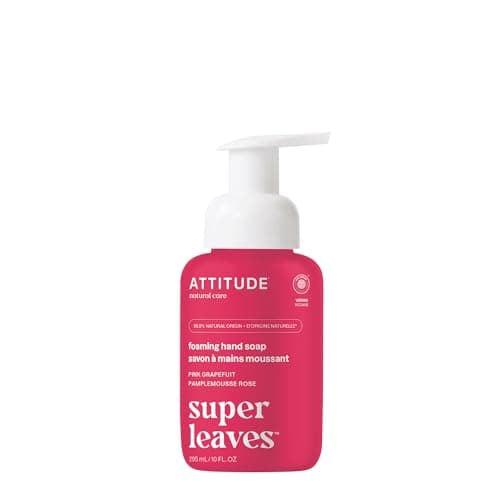 ATTITUDE Foaming Hand Soap, Made in Canada, EWG Verified, Plant and Mineral-Based Ingredients, Vegan and Cruelty-free Beauty and Personal Care...
