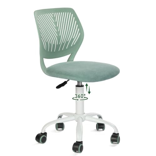 Homy Casa Chaise de bureau ergonomique pour étudiants adolescents – Chaises de travail colorées avec rembourrage, dossier respirant, inclinaison réglable pour salle d'étude, dortoir...